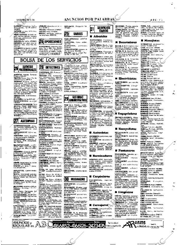 ABC MADRID 30-05-1986 página 115