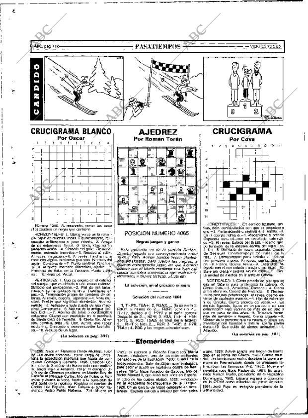 ABC MADRID 30-05-1986 página 118