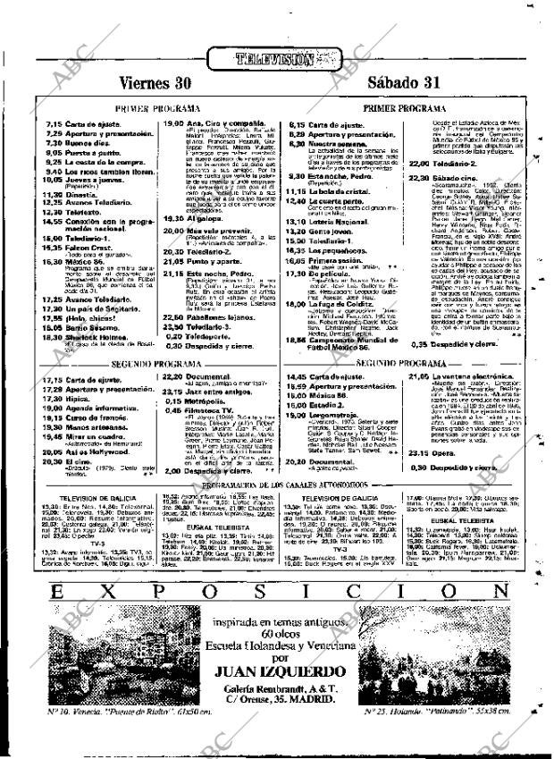 ABC MADRID 30-05-1986 página 125