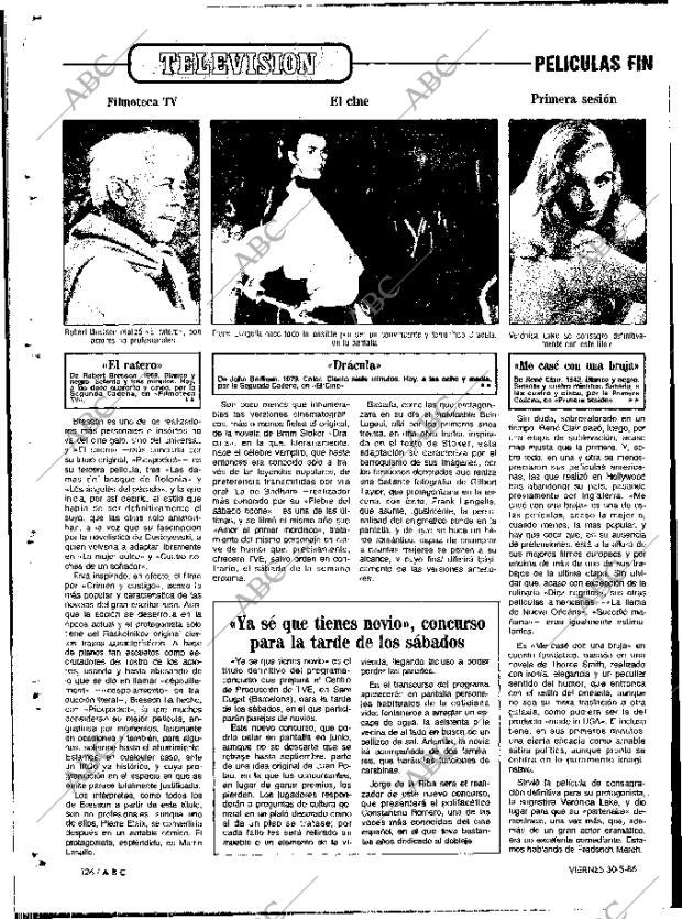 ABC MADRID 30-05-1986 página 126