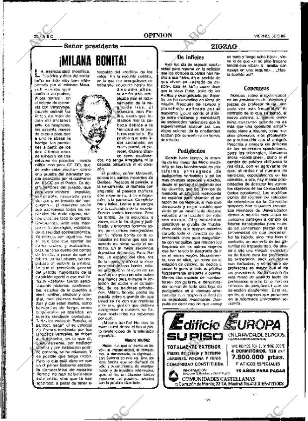 ABC MADRID 30-05-1986 página 20