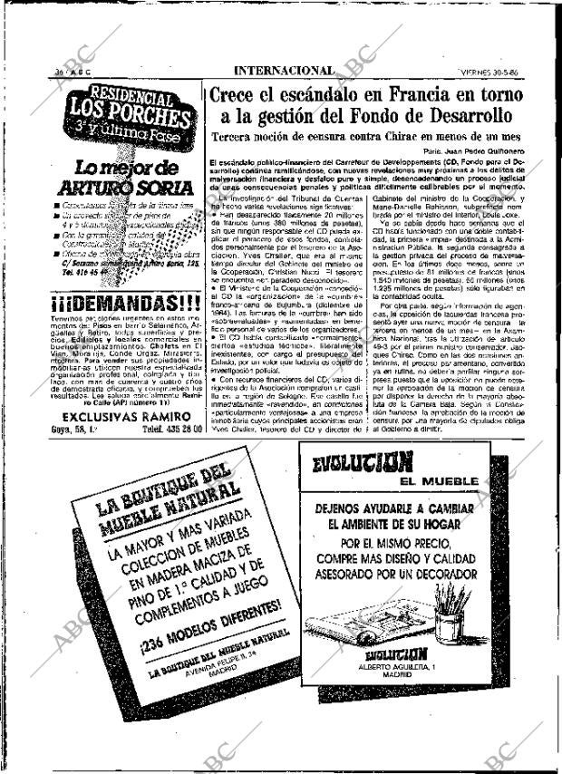 ABC MADRID 30-05-1986 página 36