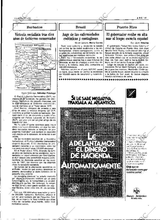 ABC MADRID 30-05-1986 página 41