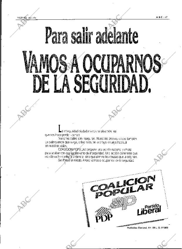 ABC MADRID 30-05-1986 página 47