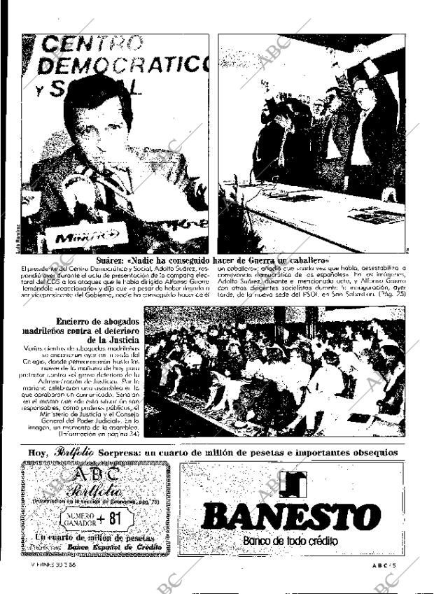 ABC MADRID 30-05-1986 página 5
