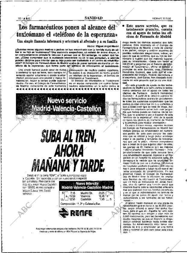 ABC MADRID 30-05-1986 página 52