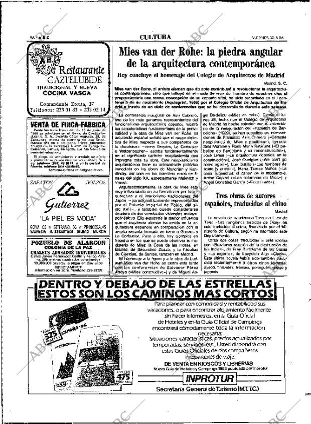 ABC MADRID 30-05-1986 página 56