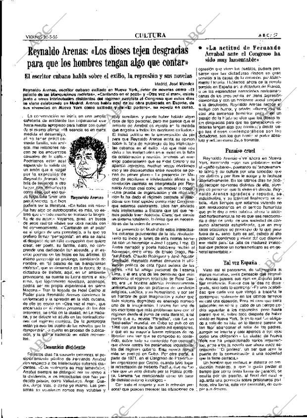 ABC MADRID 30-05-1986 página 57