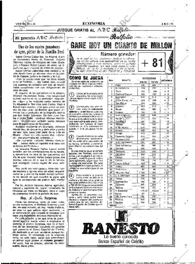 ABC MADRID 30-05-1986 página 75