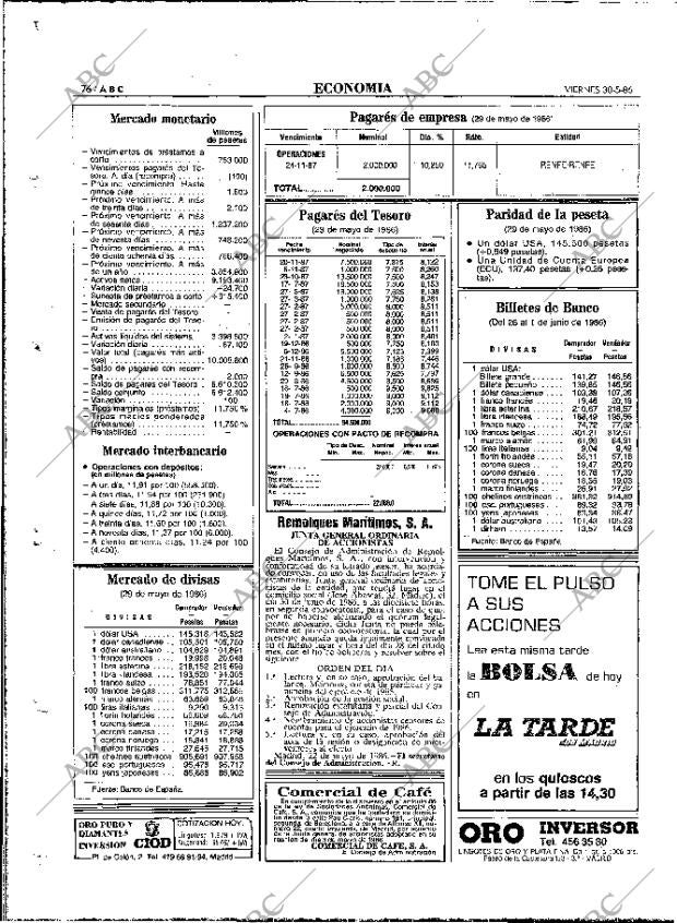 ABC MADRID 30-05-1986 página 76