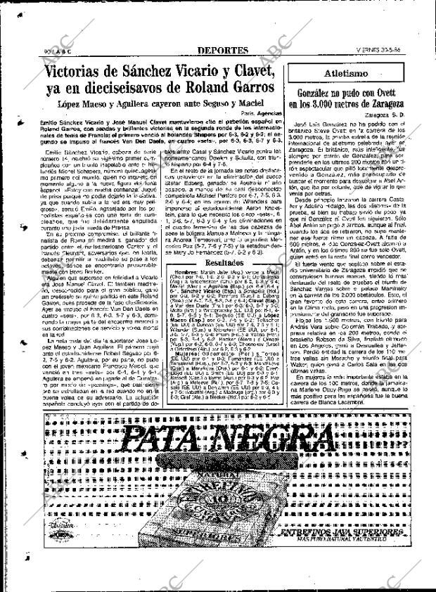 ABC MADRID 30-05-1986 página 90