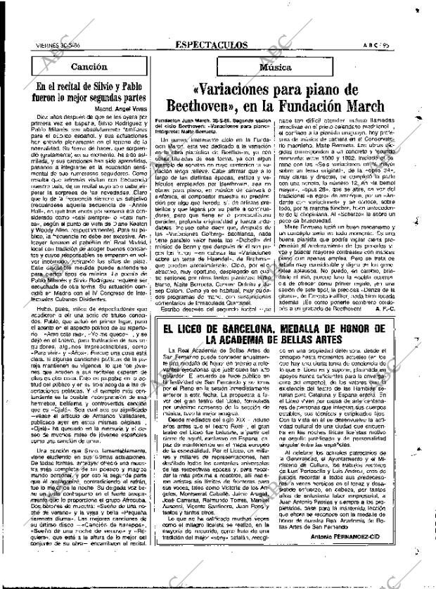 ABC MADRID 30-05-1986 página 95