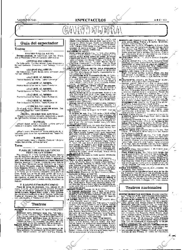 ABC MADRID 31-05-1986 página 101