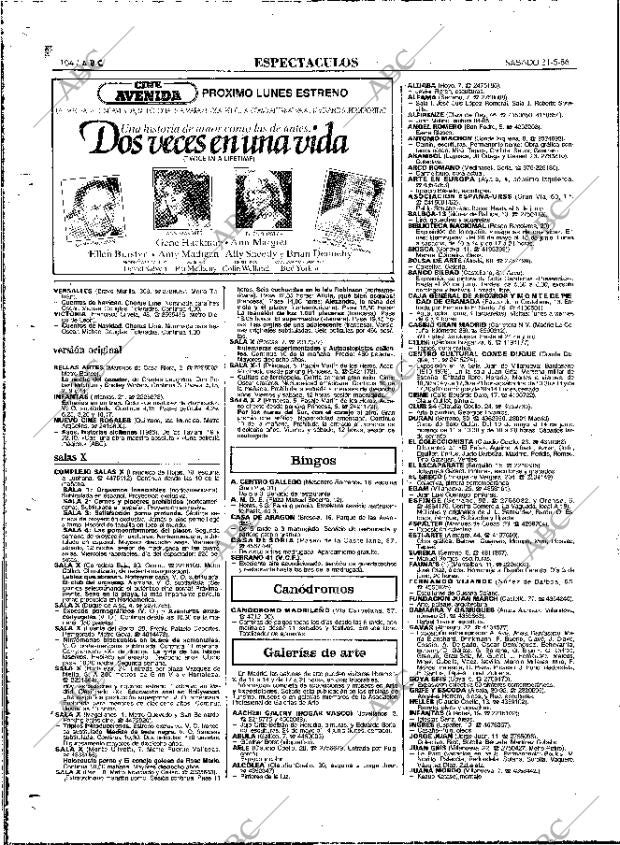ABC MADRID 31-05-1986 página 104