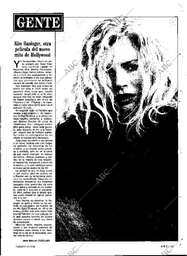ABC MADRID 31-05-1986 página 123