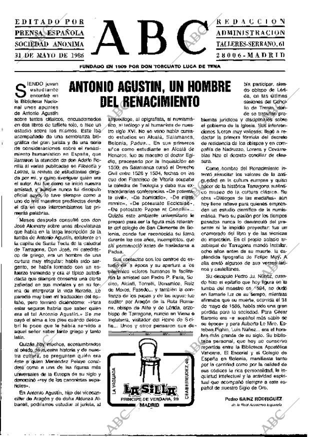 ABC MADRID 31-05-1986 página 3