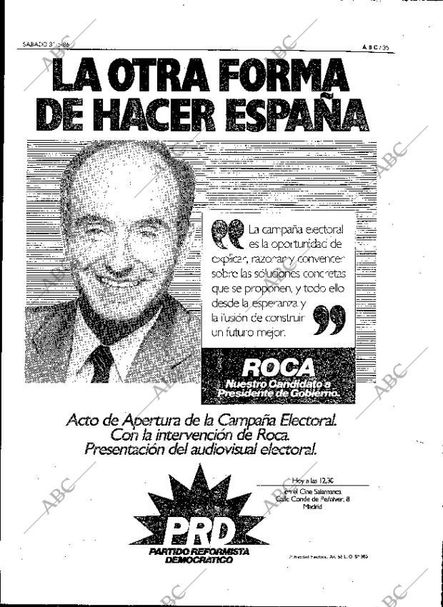 ABC MADRID 31-05-1986 página 35