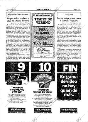 ABC MADRID 31-05-1986 página 41