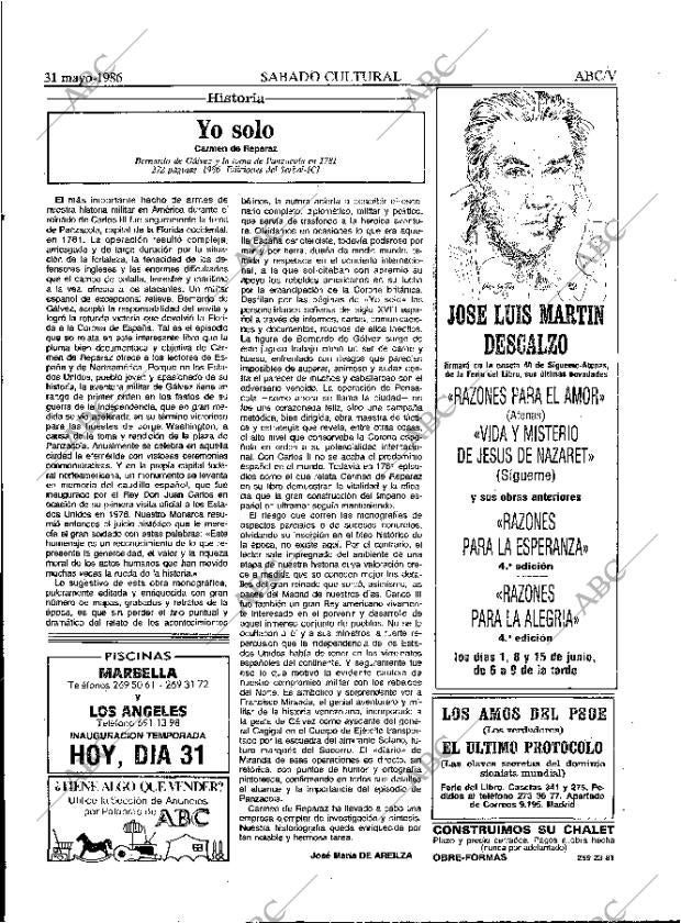 ABC MADRID 31-05-1986 página 61