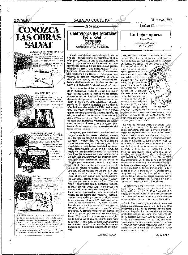 ABC MADRID 31-05-1986 página 70