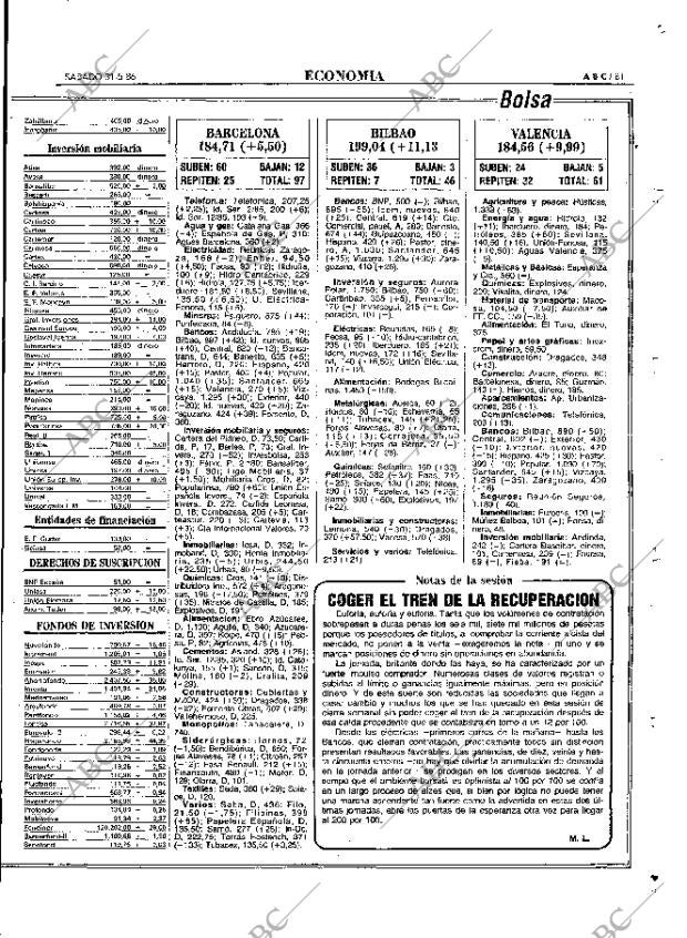 ABC MADRID 31-05-1986 página 81