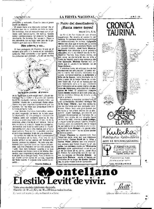 ABC MADRID 31-05-1986 página 89