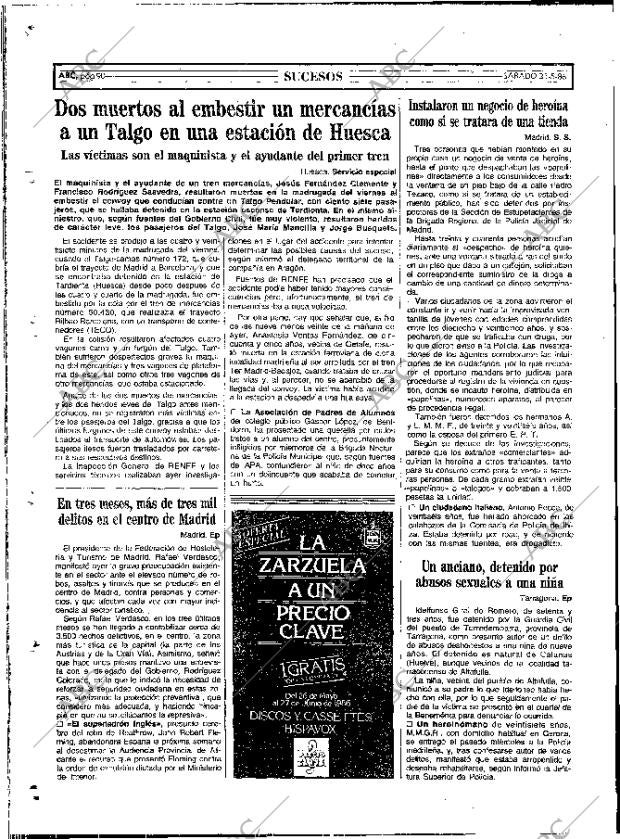 ABC MADRID 31-05-1986 página 90