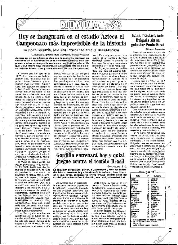 ABC MADRID 31-05-1986 página 91