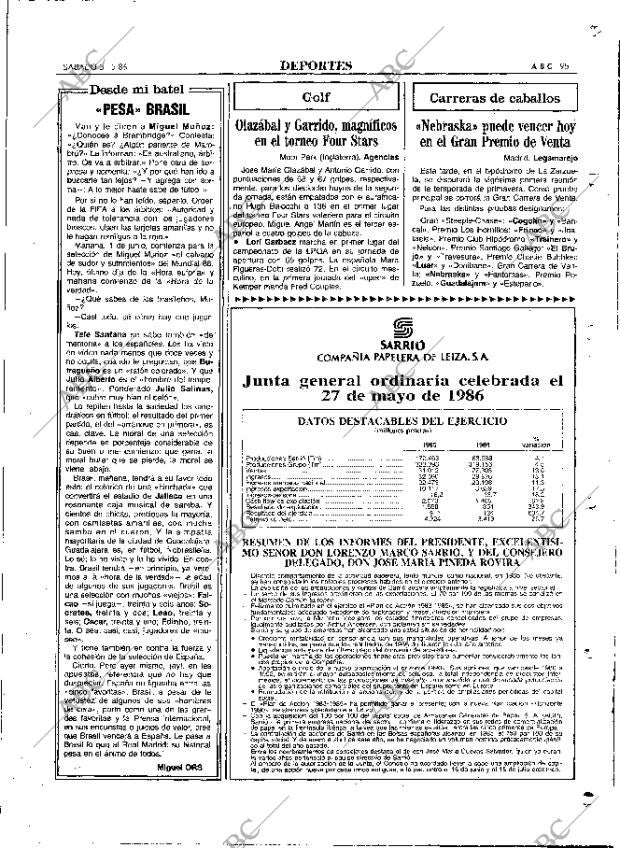 ABC MADRID 31-05-1986 página 95