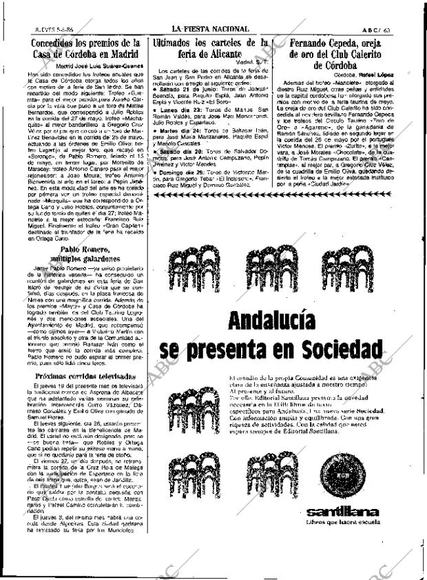 ABC SEVILLA 05-06-1986 página 63