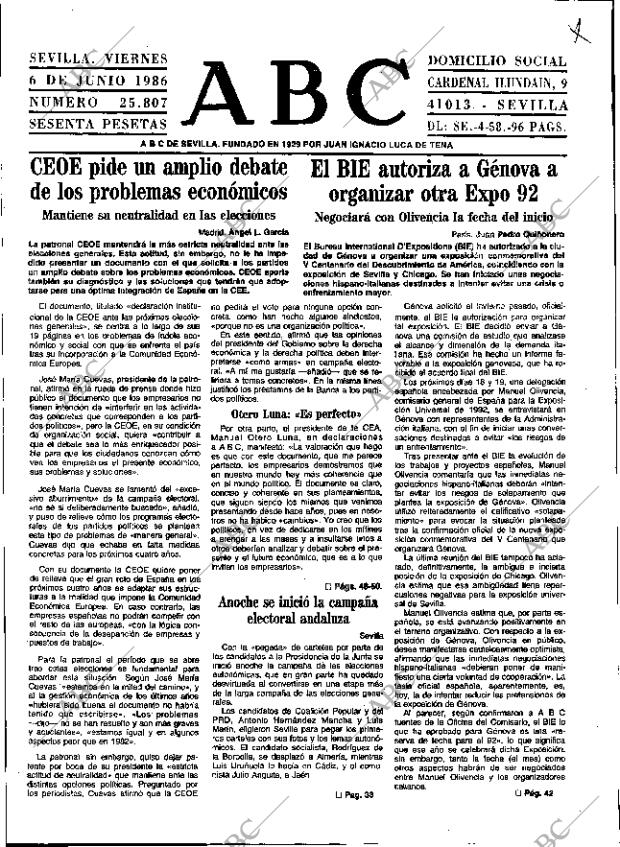 ABC SEVILLA 06-06-1986 página 17