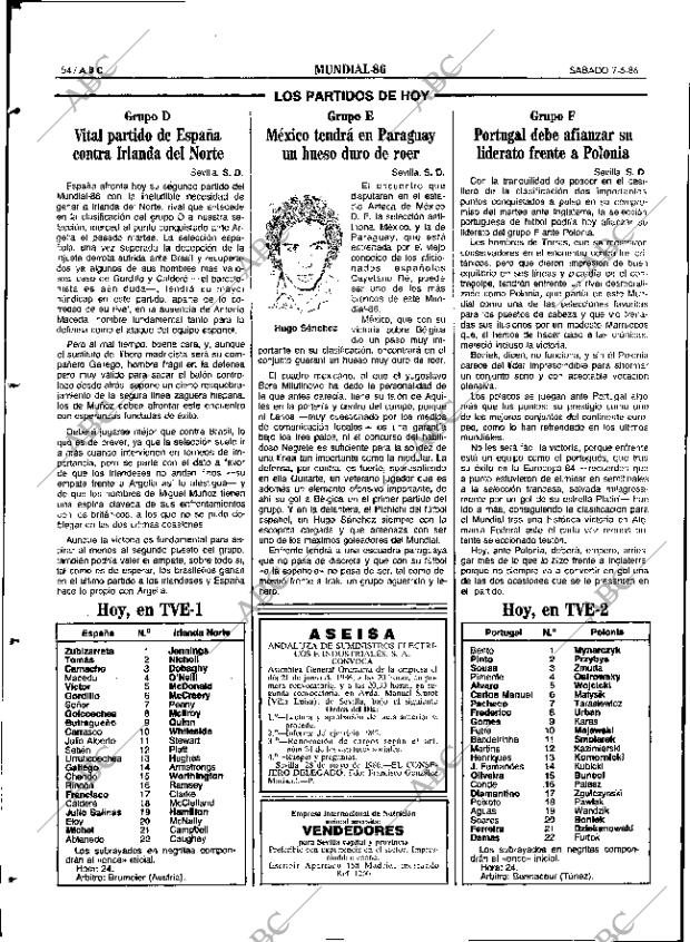 ABC SEVILLA 07-06-1986 página 54