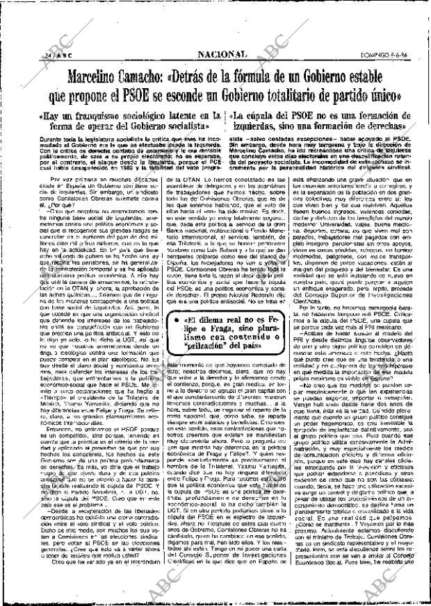 ABC MADRID 08-06-1986 página 34