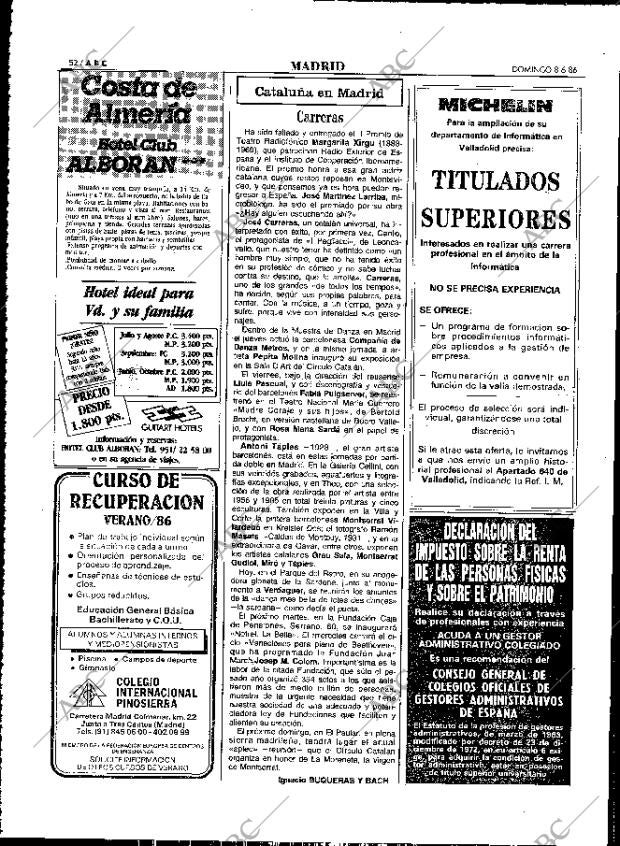 ABC MADRID 08-06-1986 página 52