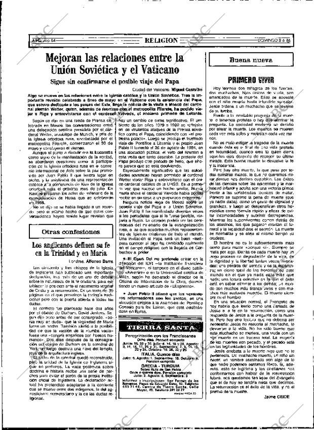 ABC MADRID 08-06-1986 página 64
