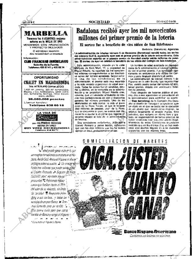 ABC MADRID 08-06-1986 página 66