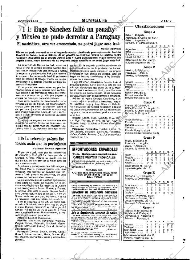 ABC MADRID 08-06-1986 página 71