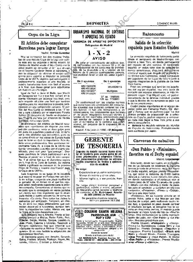 ABC MADRID 08-06-1986 página 74