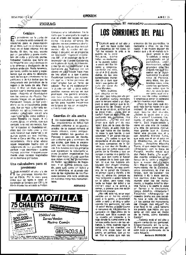 ABC SEVILLA 15-06-1986 página 21