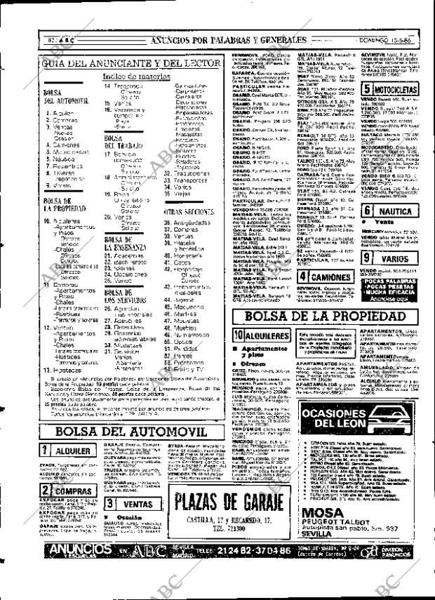 ABC SEVILLA 15-06-1986 página 82