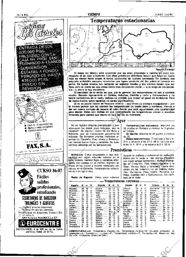 ABC SEVILLA 16-06-1986 página 34