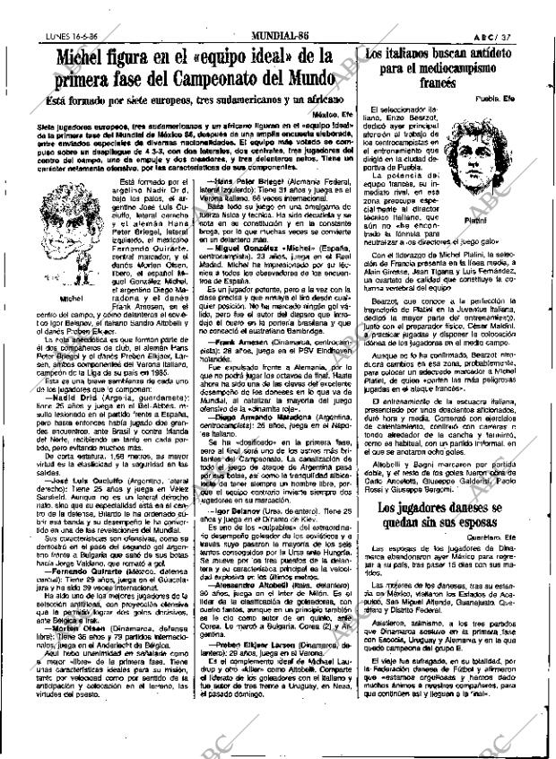 ABC SEVILLA 16-06-1986 página 37