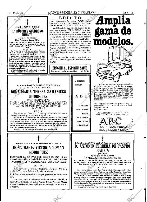 ABC SEVILLA 16-06-1986 página 63