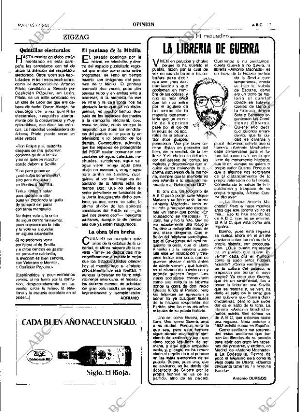 ABC SEVILLA 17-06-1986 página 17