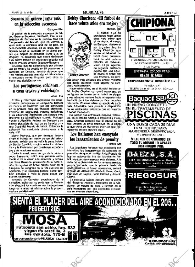 ABC SEVILLA 17-06-1986 página 63