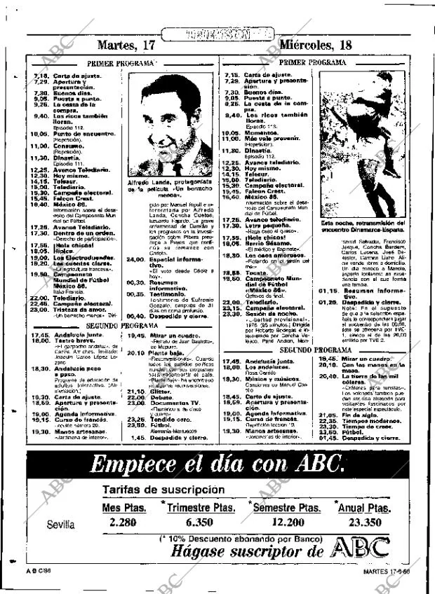 ABC SEVILLA 17-06-1986 página 86
