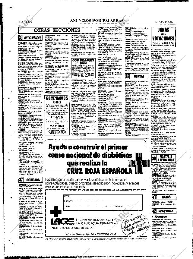 ABC MADRID 19-06-1986 página 118