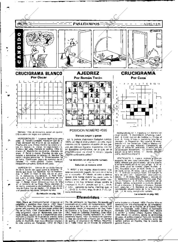 ABC MADRID 19-06-1986 página 120