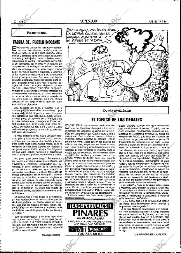 ABC MADRID 19-06-1986 página 22