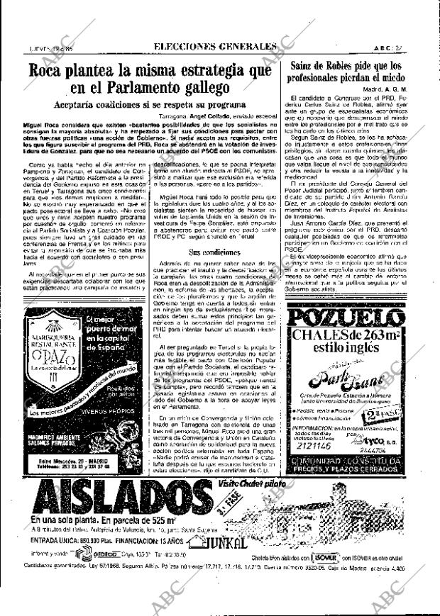 ABC MADRID 19-06-1986 página 27